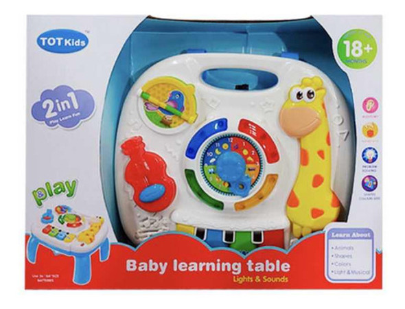 Tot Kids Baby Learning Table Mesa Interactiva Luz Y Sonido 0