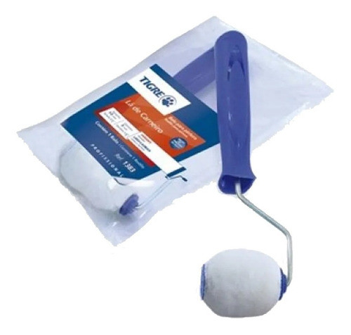 Rolo Para Pintura Lã De Carneiro 5 Cm - 2 Unidades - Tigre 1