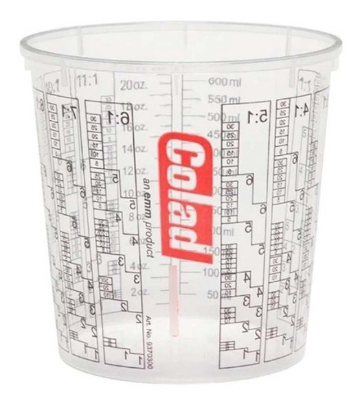Vaso Para Mezcla Pinturas Lacas Barnices 350 Cc Colad 0