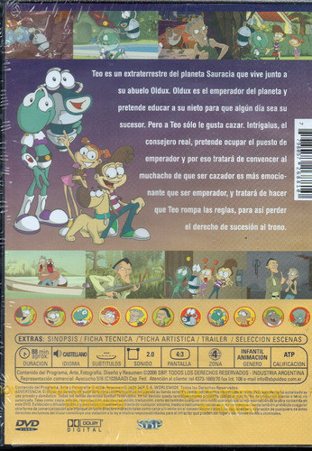 Teo Cazador Intergaláctico - Dvd Nuevo Orig. Cerrado - Mcbmi 1