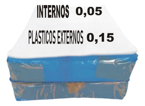 200 Plasticos ( Exter 0,15 + 50 Inter 0,05 ) Vinil Sacos 1