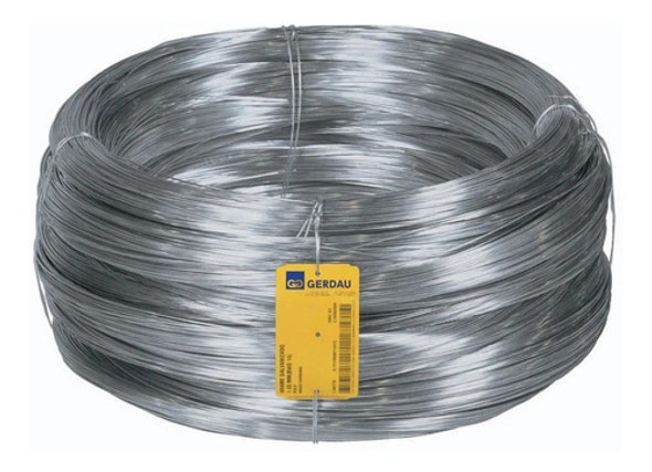 Arame Galvanizado Industrial N 18  1,24 Mm Rolo C/ 50 Kg 0