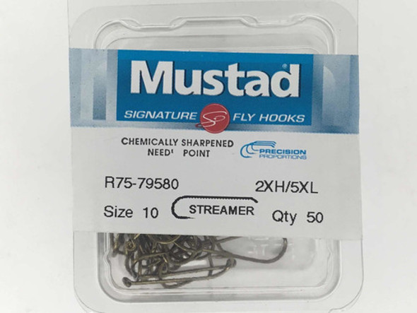 Anzuelos Mustad Fly R75-79580 #10 X 50 Unidades / Streamer 1