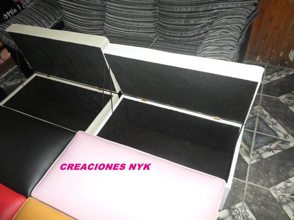 Puff Baulero, Botinero, Pie De Cama En Eco Cuero 0