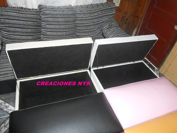 Puff Baulero, Botinero, Pie De Cama En Eco Cuero 1