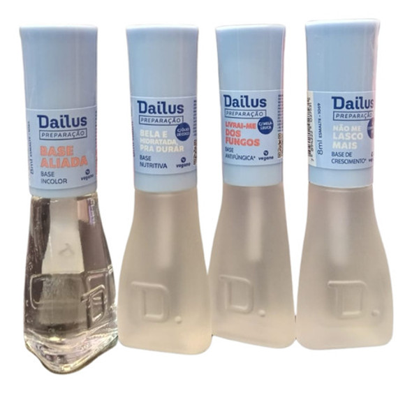 Kit 4 Esmaltes Linha De Base - Dailus 0