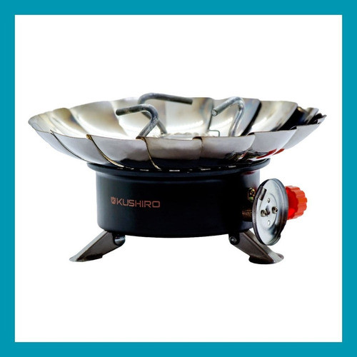 Anafe Portátil Anti Viento Funda Cocina Camping 1