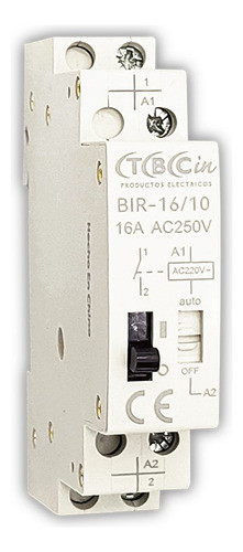 Telerruptor Rele De Impulso 16a 220v Contacto Auxiliar Tbcin 0