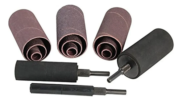 Climax Metals QLK-3 Quick-Lock Sanding Drum Kit – 12-Piece Extra-Long Set by Fasco (Model 11124F)