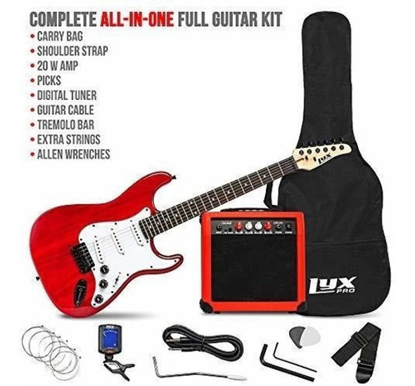 Kit De Guitarra Electrica Completa Para Niños Lyxpro 99cm 1