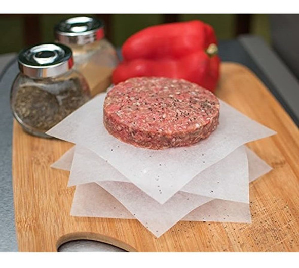 Hamburguesa Patty Paper Sheets Wax Paper Squares 250 Piezas 1
