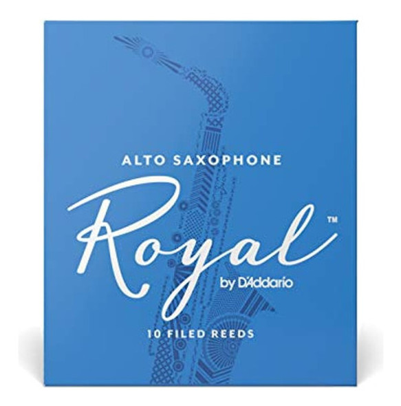 Cañas Para Saxo Alto Real, Fuerza 2.5, Paquete De 10 1