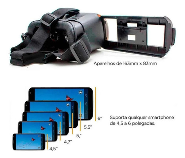Vr Box Oculos: Realidade Virtual 3d Com Cardboard Rift! 1