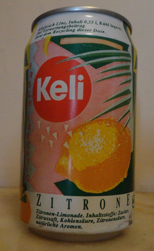 Lata Keli Zitrone 330ml Austria Vacía 0