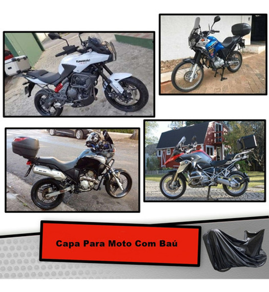 Capa Cobrir Moto Baú Big Trail Gs 1200r Tiger V-strom F800gs 1