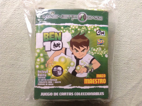 Ben 10 Magnetic Card Mazo Maestro Y Mazo Campeón 0