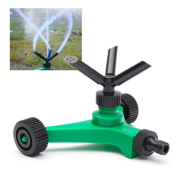 Aspersor Riego Regador Jardin Con Ruedas Rociador Giratorio 0