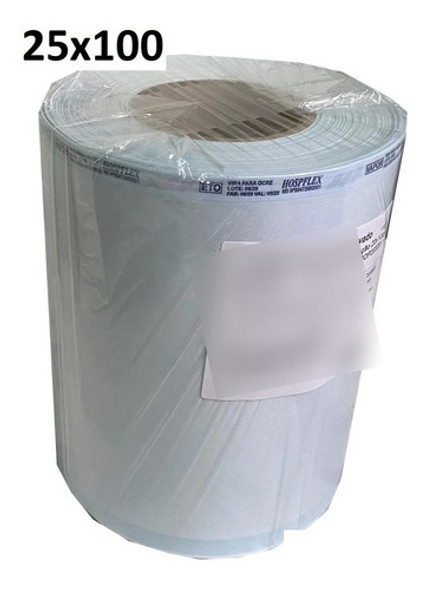 Bobina Para Esterilização Autoclave 25cmx100m Hospflex 1