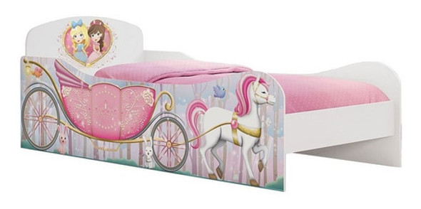 Cama Princesa Carruaje Infantil Auto Juvenil - 1 Plaza 0