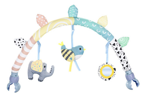 Barra Entretenedora Plush Pastel Para Coche Y Cuna 8759 Ub 0