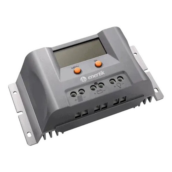 Regulador Voltaje Solar Pwm 20a Usb 12/24v Enertik 0