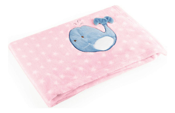 Manta Rosa Baleia - Baby Pil 0