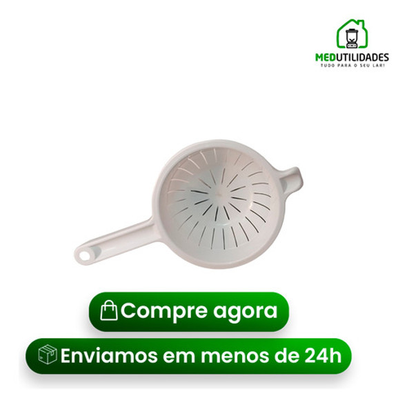 Escorredor Com Cabo Multiuso Branco 1