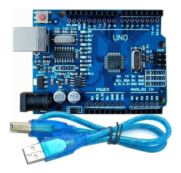 Uno Ch340  Con Cable Usb Compatible 0