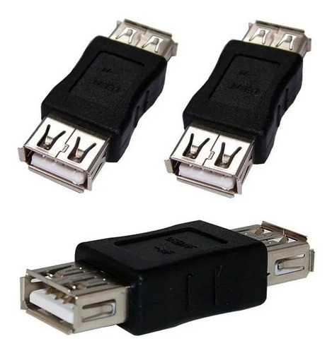Adaptador Ficha Copla Usb Hembra A Usb Hembra 0