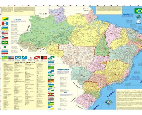 Mapa Do Brasil Atualizado - 0
