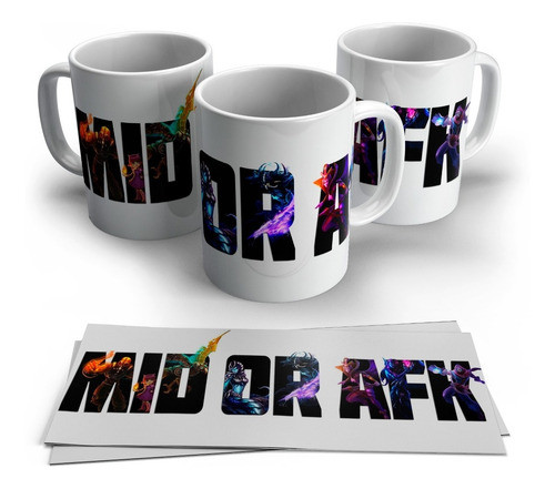 Taza Lol - League Of Legends De Cerámica 0