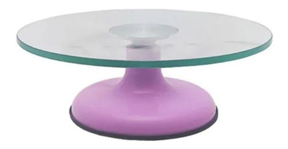 Bailarina De Vidro - Lilás - 30cm De Diametro 0