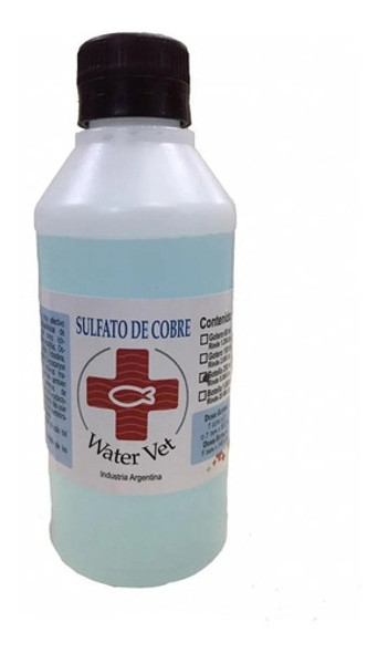 Sulfato Cobre Water Vet 250ml Contra Parásitos Peces Acuario 0 Sulfato Cobre Water Vet 250ml Contra Parásitos Peces Acuario 0