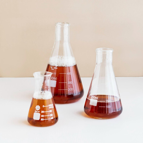 3 Erlenmeyer De Vidrio X 150 Ml 0