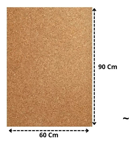 Placa Folha Cortiça 90x60cm 2mm Isolamento Acústico Promoção 1