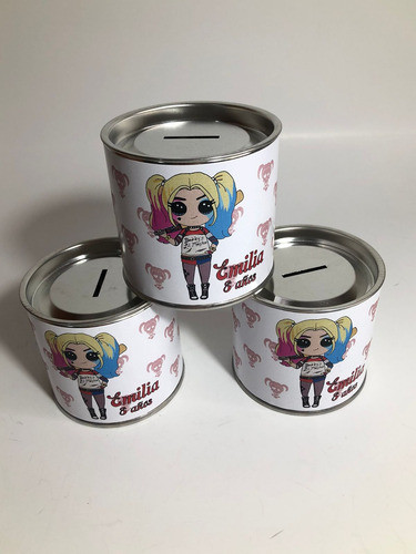 Souvenir Alcancias Personalizadas X 10 Harley Animada 1