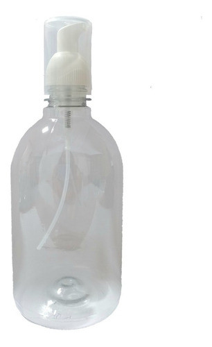 Envase, Botella Pet 500ml Modelo Bajo Con Válvula Espuma X20 0