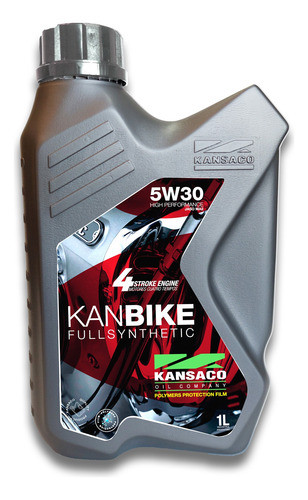 Aceite De Moto 5w30 4t Sintetico Kansaco X 1lts Kanbike Ii 0