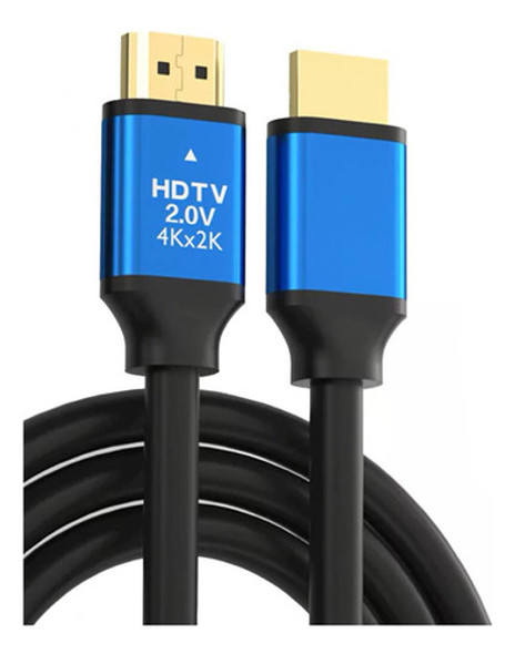 Cable Premium Hdmi 20 Metros 4k Full Hd Pc Tv Smart Notebook 0