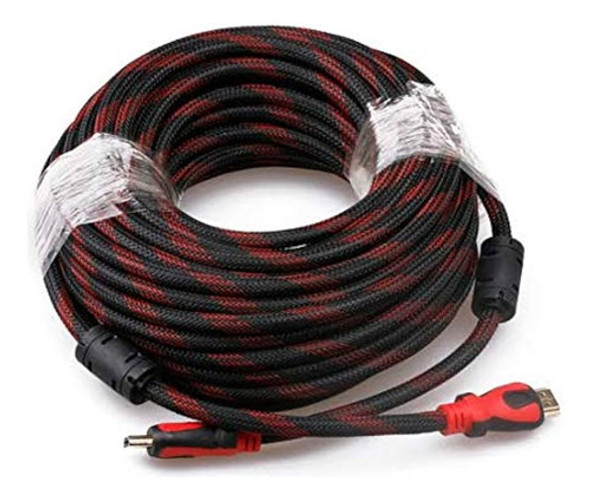 Cable Premium Hdmi 20 Metros 4k Full Hd Pc Tv Smart Notebook 0