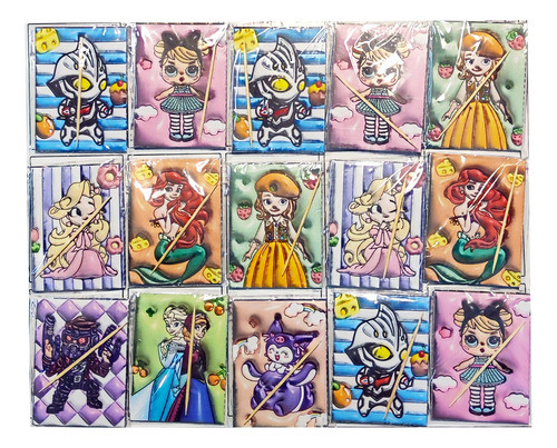 Dibujos Para Raspar Y Pintar Juguete Piñata Souvenir X 40 1