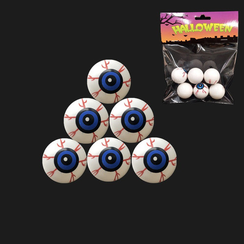 Combo Oferta X 12 Unidades De Ojos Decoracion Halloween 1