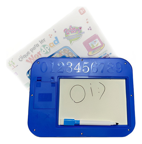 Tablet Lousa Infantil Brinquedo Com Som Português E Inglês 0