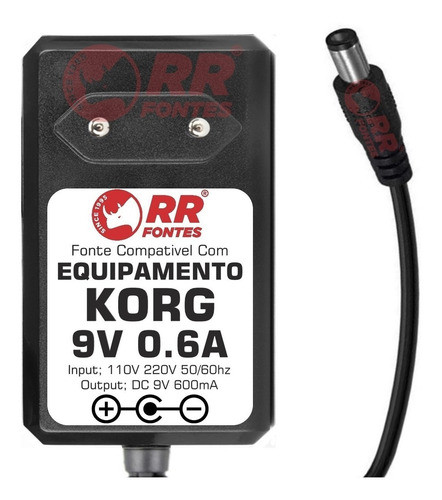 Fonte Carregador 9v Pedal Pedaleira Korg Ax1500 G Ax3000 G B 1