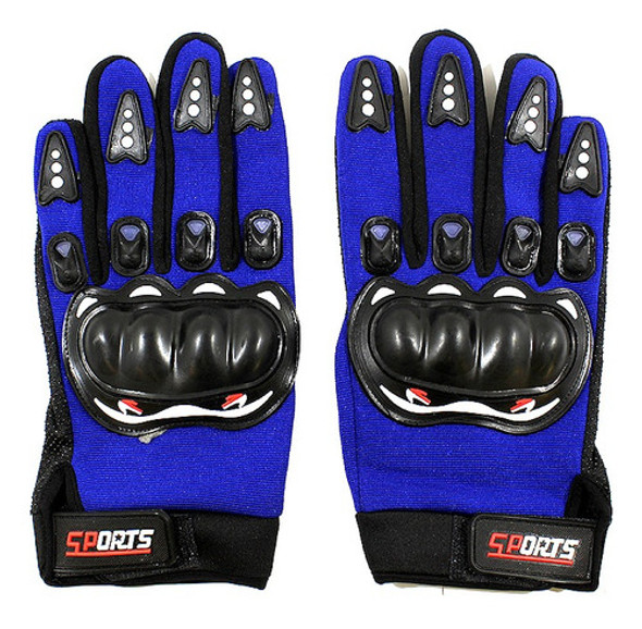 Par De Guantes Para Moto Azul Talle M 0 Par De Guantes Para Moto Azul Talle M 0