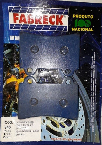 Kit Pastilha De Freio Yamaha Xvz 1300 A Royal Star Fabreck 1