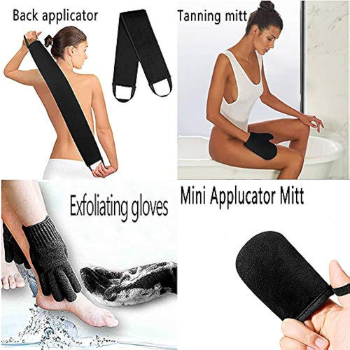 Stusgo Kit De Aplicador De Manoplas Autobronceadoras 4 En 1 0