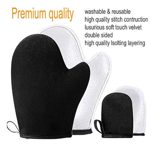 Stusgo Kit De Aplicador De Manoplas Autobronceadoras 4 En 1 1