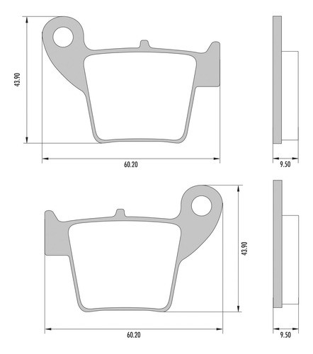 Pastillas De Freno Fras-le Para Honda Crf 250 X Desde 2008 1