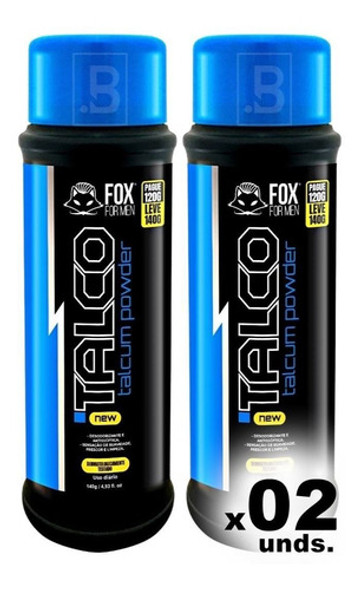 Talco Powder Controle De Umidade Ação Suavizante 140g Fox 0